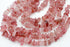 Ruby Quartz Gemstone Beads, 5x10mm, Chip Beads